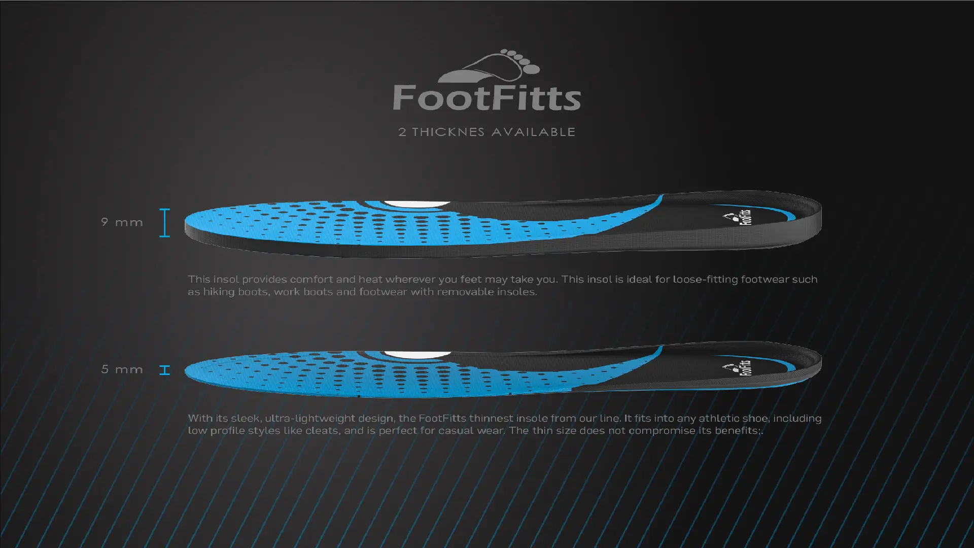 FOOTfit heated insoles presentation slide 3