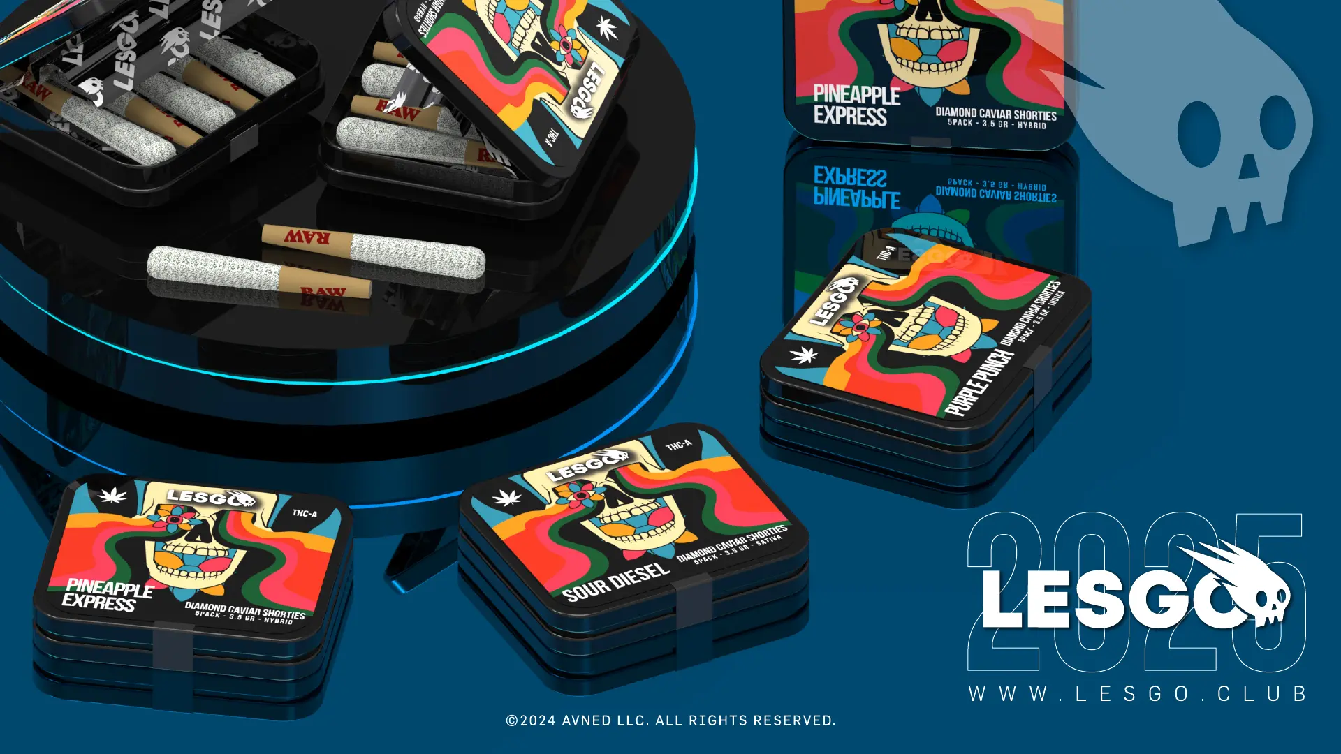 LESGO Shorties cannabis brand