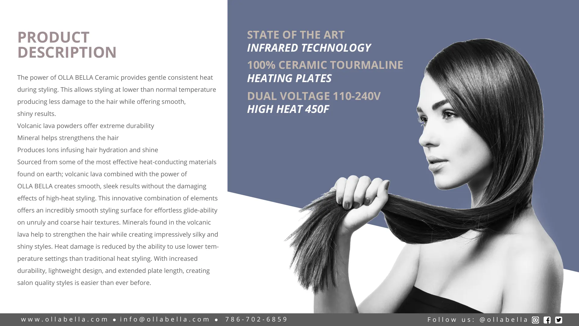 OLLA BELLA presentation slide 4
