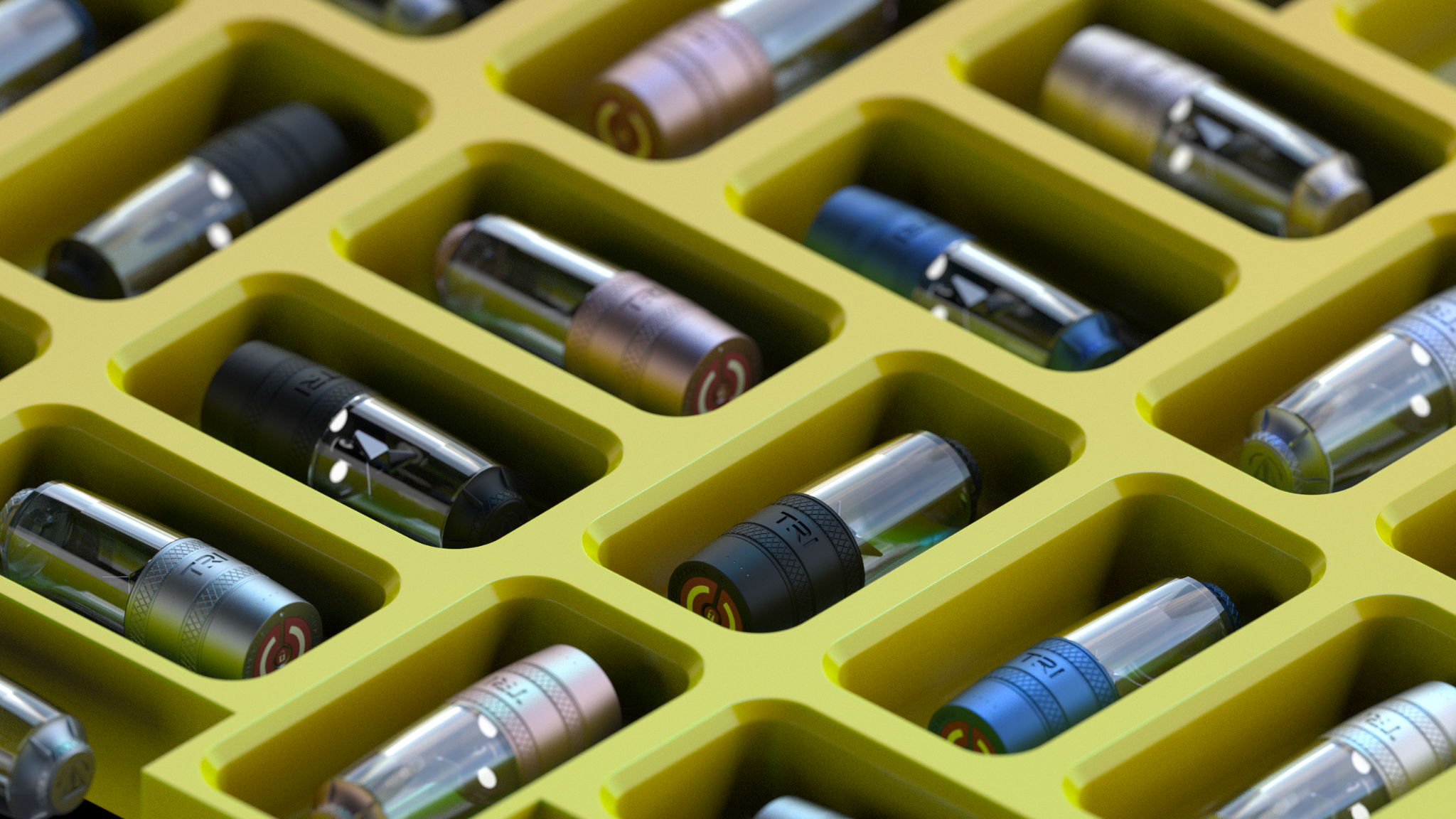 Pocket Grinder collection render
